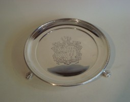 Small circular salver