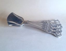 Set of Victorian silver ice cream spoons