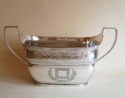 George 111 Irish sugar bowl 