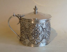 Victorian mustard pot