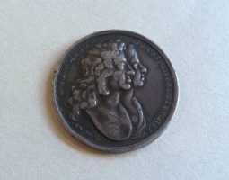 Charles II silver marriage medal