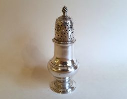 George III silver pepper caster