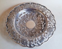 Chinese silver dish