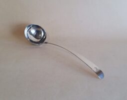 George III Scottish silver toddy ladle