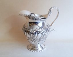 Victorian silver milk jug