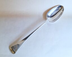 Victorian Admiralty Pattern gravy spoon Victorian silver Admiralty pattern gravy spoon