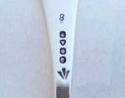 Hallmarks on Admiralty silver spoon