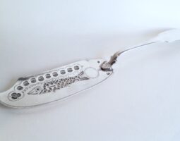 George III Maltese silver fish slice