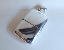 Silver spirit hip flask