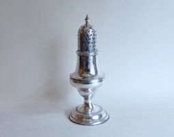 George III silver muffineer