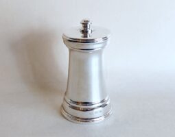 Silver pepper mill castle