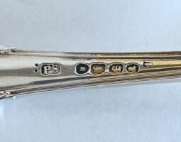 Paul Storr hallmarks on mustard ladle