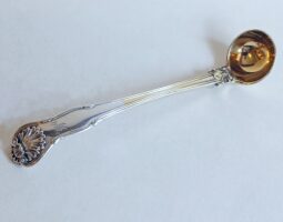 Paul Storr silver mustard ladle
