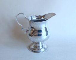 George III silver cream jug
