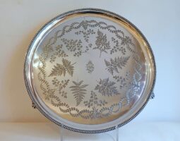 Victorian silver salver aesthetic