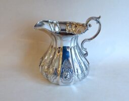John Figg Victorian silver cream jug