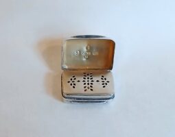 George III silver vinaigrette