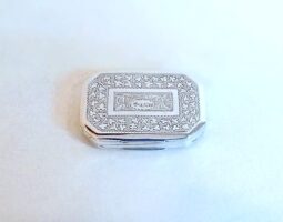George III silver vinaigrette