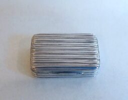 George III silver vinaigrette