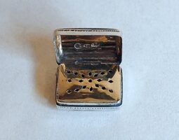 George IV silver vinaigrette grille