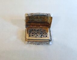 Victorian silver vinaigrette