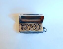George IV silver vinaigrette