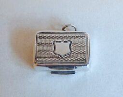 Victorian vinaigrette Victorian silver vinaigrette