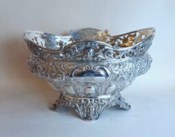 Victorian silver bowl
