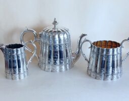 Victorian silver teaset