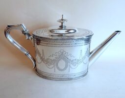Victorian Exeter silver teapot