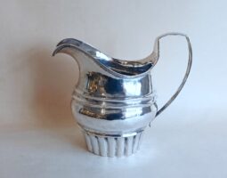 George III Exeter silver cream jug