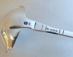 Silver marks on Jensen ladle