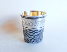 American Sterling silver thimbleful tot cup