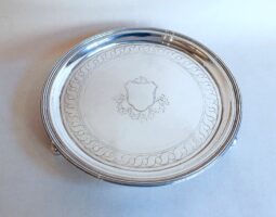 George III silver teapot stand