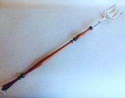 Edwardian silver toasting fork