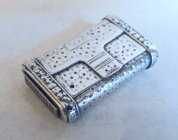 George IV silver snuff box