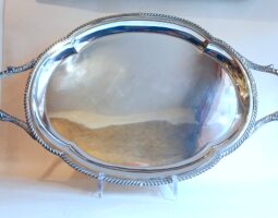 Elizabeth II small silver tray