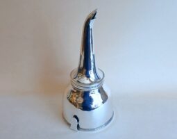 George III silver wine funnel