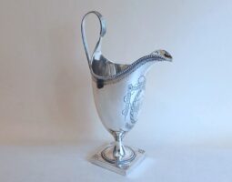 George III Hester Bateman silver cream jug