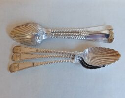Set of 6 George III silver teaspoons