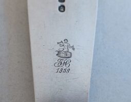 Engraving on back of handle Engraving on handle