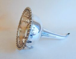 George IV wine funnel George IV silver wine funnel