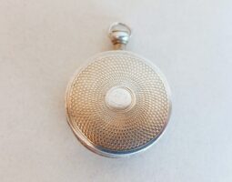 George III silver gilt watch vinaigrette