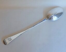 George I silver rat tail basting spoon