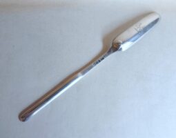 George III silver marrow scoop